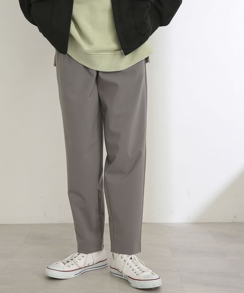 SENSE OF PLACE by URBAN RESEARCH（センスオブプレイスバイアーバンリサーチ）の「『セットアップ対応』テーパードスラックス（スラックス・メンズ・グレー/ライトベージュ・SMALL/MEDIUM/LARGE）」の17枚目の写真