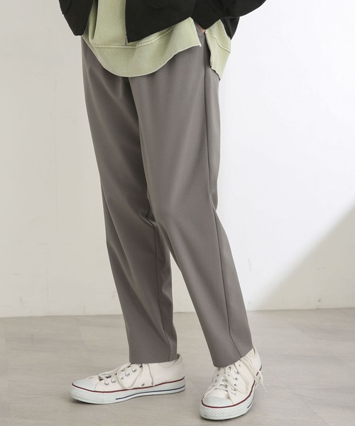 SENSE OF PLACE by URBAN RESEARCH（センスオブプレイスバイアーバンリサーチ）の「『セットアップ対応』テーパードスラックス（スラックス・メンズ・グレー/ライトベージュ・SMALL/MEDIUM/LARGE）」の18枚目の写真