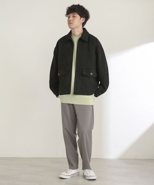 SENSE OF PLACE by URBAN RESEARCH（センスオブプレイスバイアーバンリサーチ）の「『セットアップ対応』テーパードスラックス（スラックス・メンズ・グレー/ライトベージュ・SMALL/MEDIUM/LARGE）」の19枚目の写真