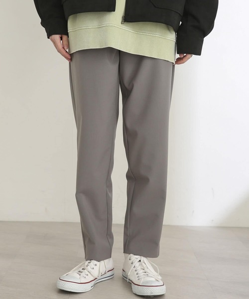 SENSE OF PLACE by URBAN RESEARCH（センスオブプレイスバイアーバンリサーチ）の「『セットアップ対応』テーパードスラックス（スラックス・メンズ・グレー/ライトベージュ・SMALL/MEDIUM/LARGE）」の21枚目の写真