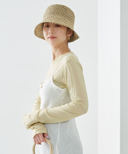 Firsthand（ファーストハンド）の「Baserange/ベースレンジ DYDINE DRESS / リネンキャミソールワンピース（ワンピース・レディース・ホワイト・XS）」の4枚目の写真