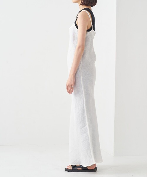 Firsthand（ファーストハンド）の「Baserange/ベースレンジ DYDINE DRESS / リネンキャミソールワンピース（ワンピース・レディース・ホワイト・XS）」の14枚目の写真