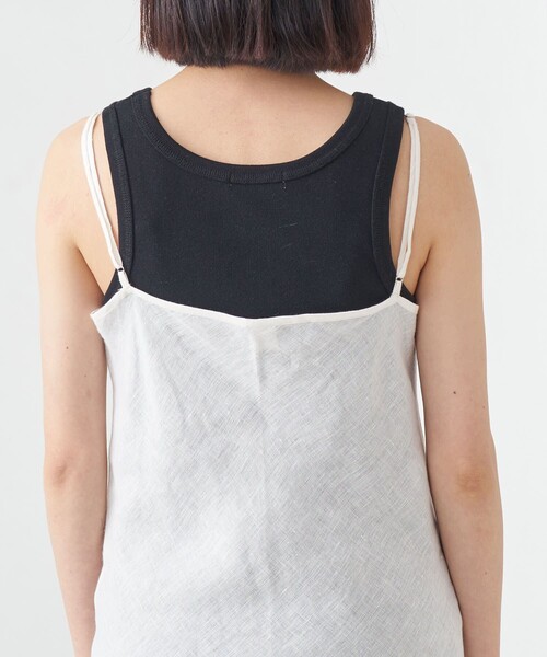 Firsthand（ファーストハンド）の「Baserange/ベースレンジ DYDINE DRESS / リネンキャミソールワンピース（ワンピース・レディース・ホワイト・XS）」の16枚目の写真