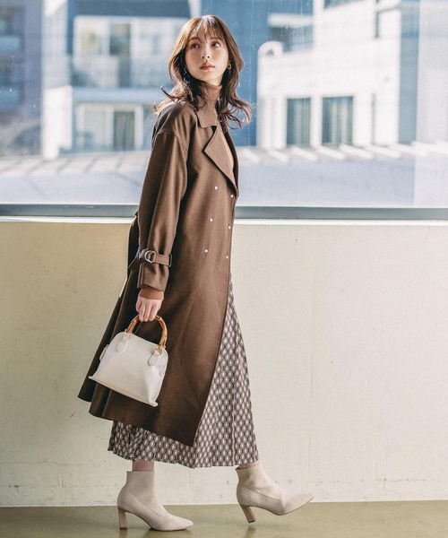 Andemiu（アンデミュウ）の「バンブーハンドルバッグ264188（ショルダーバッグ・レディース・ブルー系その他/グレー系その他/ベージュ・FREE）」の8枚目の写真