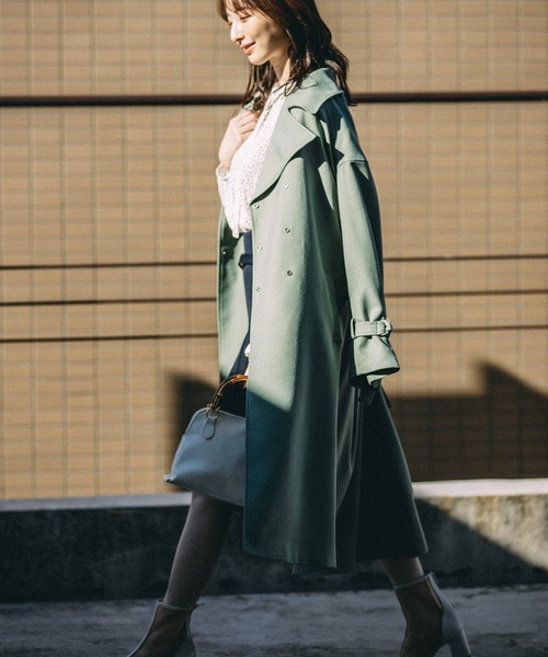 Andemiu（アンデミュウ）の「バンブーハンドルバッグ264188（ショルダーバッグ・レディース・ブルー系その他/グレー系その他/ベージュ・FREE）」の10枚目の写真