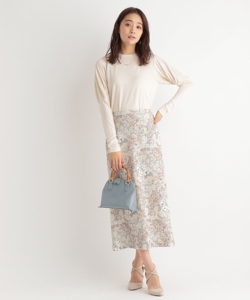 Andemiu（アンデミュウ）の「バンブーハンドルバッグ264188（ショルダーバッグ・レディース・ブルー系その他/グレー系その他/ベージュ・FREE）」の13枚目の写真