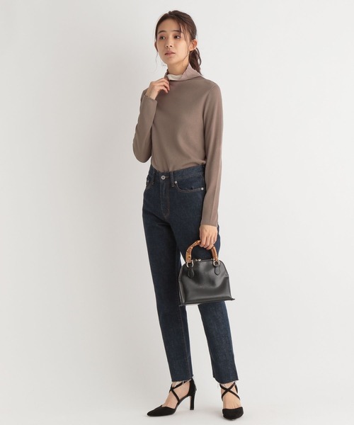 Andemiu（アンデミュウ）の「バンブーハンドルバッグ264188（ショルダーバッグ・レディース・ブルー系その他/グレー系その他/ベージュ・FREE）」の14枚目の写真