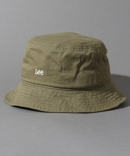 Lee（リー）の「【Lee/リー】コットンツイル OPロゴ バケットハット