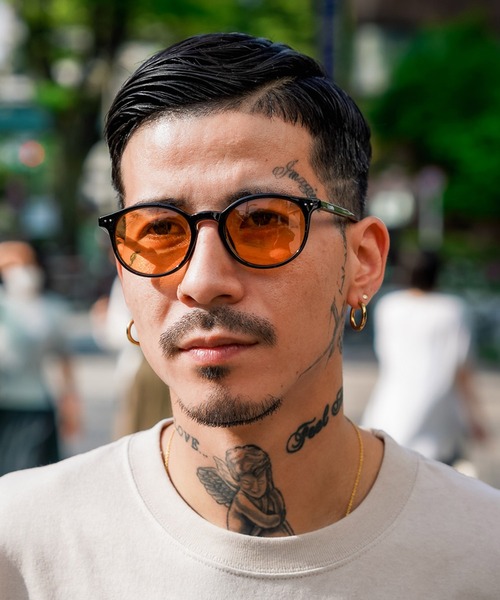 Subciety（サブサエティ）の「SUNGLASS-Agni-（サングラス・メンズ・ブラック/オレンジ/ブルー・FREE）」の3枚目の写真