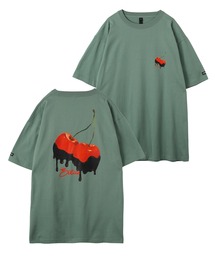 S/S CHERRY PRINT TEE　サイラスチェリープリント半袖Tシャツ