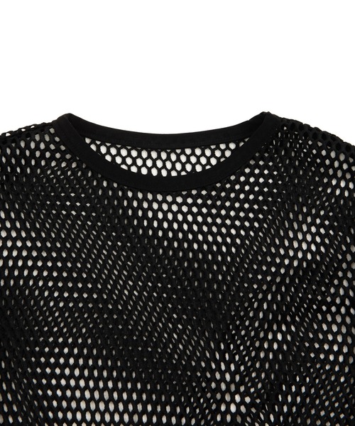 PUNYUS(プニュズ)の「メッシュトップス(Tシャツ/カットソー・レディース・ホワイト/ブラック/パープル/ピンク/グリーン・1/2/4/3)」の20枚目の写真