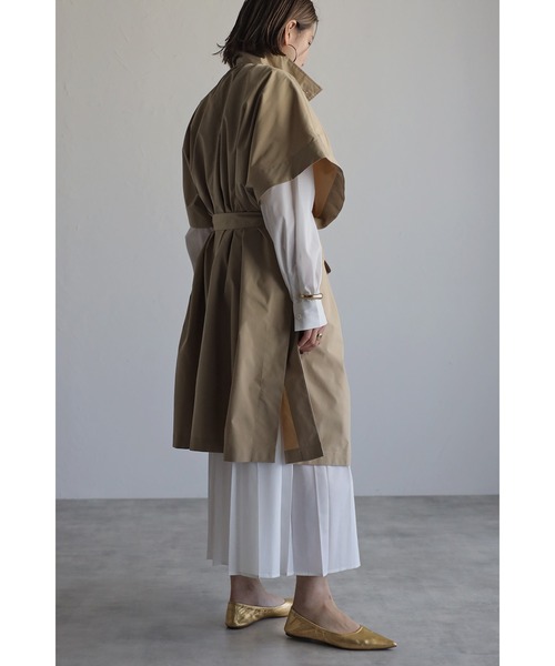 Bonjour Sagan（ボンジュールサガン）の「ケープポンチョコート（ポンチョ・レディース・キナリ/ブラック/ベージュ・FREE）」の20枚目の写真