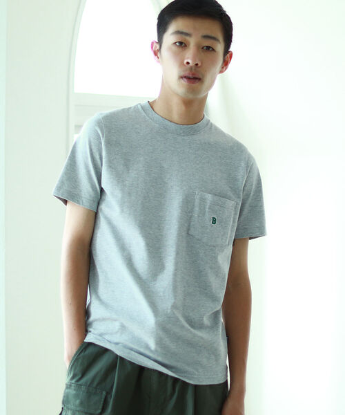 BEAMS（ビームス）の「BEAMS / ワンポイント Tシャツ（Tシャツ/カットソー・メンズ・ホワイト/ネイビー/グレー系その他・MEDIUM/SMALL/LARGE/X-LARGE）」の9枚目の写真