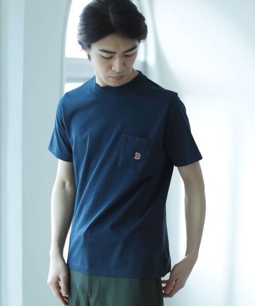 BEAMS（ビームス）の「BEAMS / ワンポイント Tシャツ（Tシャツ/カットソー・メンズ・ホワイト/ネイビー/グレー系その他・MEDIUM/SMALL/LARGE/X-LARGE）」の10枚目の写真