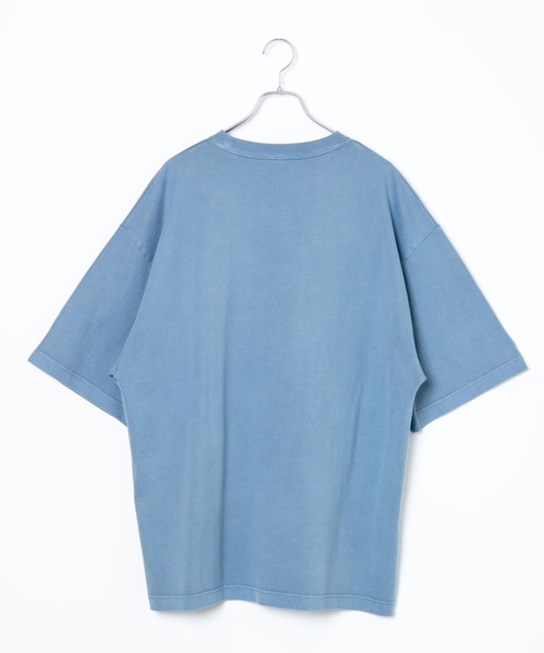 WEGO（ウィゴー）の「■■■WEGO/ワンポイントピグメントBIGT(S)■■■（Tシャツ/カットソー・メンズ・ベージュ/ブルー/スミクロ/ワイン・MEDIUM/LARGE/X-LARGE）」の18枚目の写真