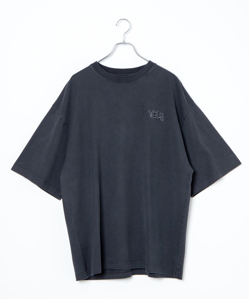 WEGO（ウィゴー）の「■■■WEGO/ワンポイントピグメントBIGT(S)■■■（Tシャツ/カットソー・メンズ・ベージュ/ブルー/スミクロ/ワイン・MEDIUM/LARGE/X-LARGE）」の19枚目の写真