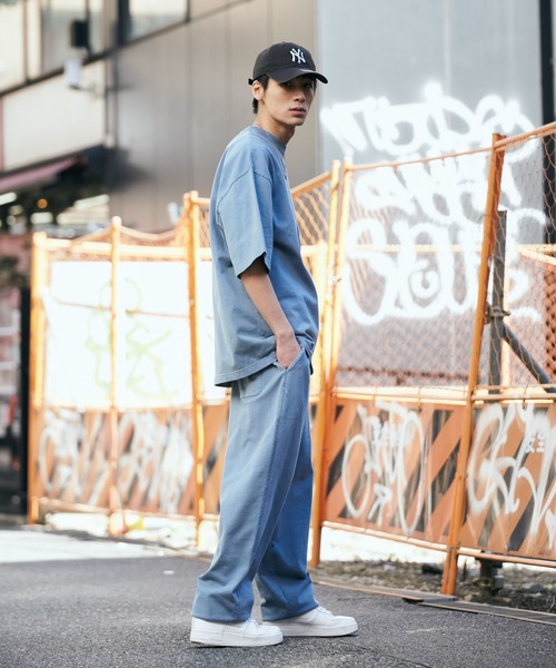 WEGO（ウィゴー）の「■■■WEGO/ワンポイントピグメントBIGT(S)■■■（Tシャツ/カットソー・メンズ・ベージュ/ブルー/スミクロ/ワイン・MEDIUM/LARGE/X-LARGE）」の22枚目の写真