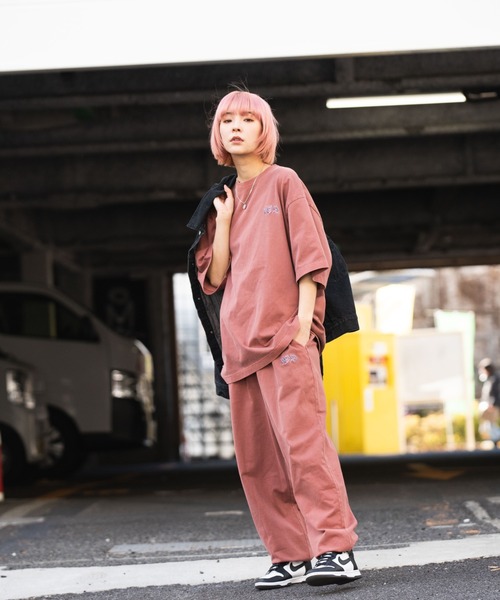 WEGO（ウィゴー）の「■■■WEGO/ワンポイントピグメントBIGT(S)■■■（Tシャツ/カットソー・メンズ・ベージュ/ブルー/スミクロ/ワイン・MEDIUM/LARGE/X-LARGE）」の13枚目の写真