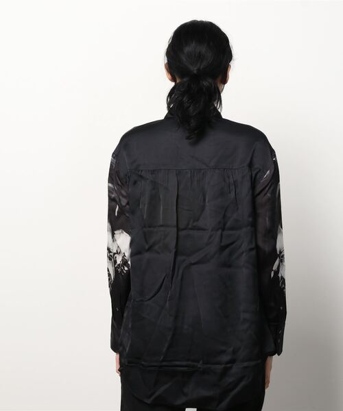ALLSAINTS（オールセインツ）の「BERNIE KOSUMOSO SHIRT | BERNIE KOSUMOSO シャツ（シャツ/ブラウス・レディース・ブラック・8/4/6）」の7枚目の写真