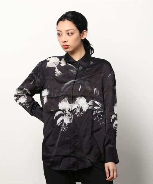 ALLSAINTS（オールセインツ）の「BERNIE KOSUMOSO SHIRT | BERNIE KOSUMOSO シャツ（シャツ/ブラウス・レディース・ブラック・8/4/6）」の5枚目の写真