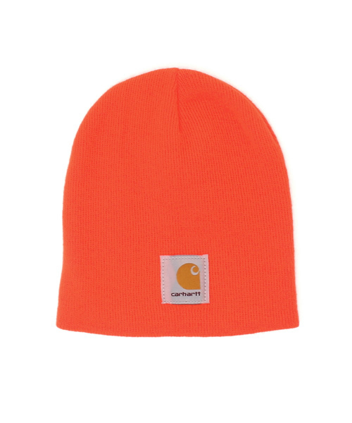 Carhartt（カーハート）の「Acrylic Knit Hat（ニットキャップ/ビーニー・メンズ・イエロー/オリーブ/ブラック/オレンジ/ライトブラウン/ヘザーグレー/ブラウン/ネイビー/ダークグリーン/ブルー/ダークグレー・FREE）」の11枚目の写真