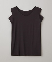 BODY WILD（ボディーワイルド）の「BODYWILD/ボディワイルド　Tシャツ映えインナー ボートネックスリーブレスシャツ 脇パッド付（インナーウェア/肌着）」