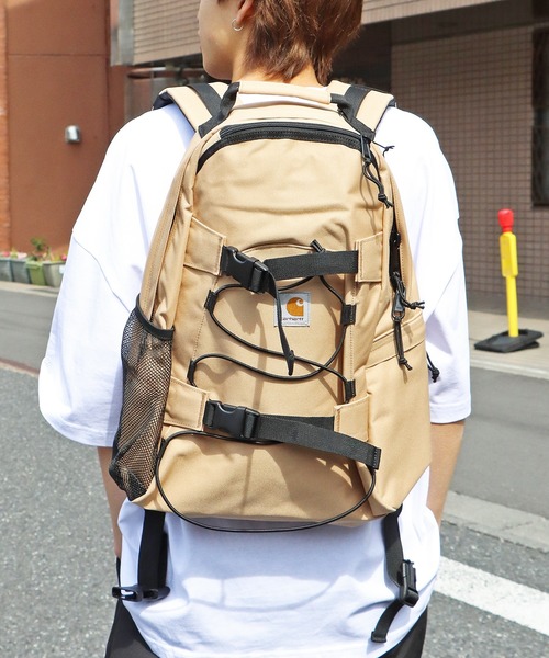 Carhartt WIP（カーハートダブリューアイピー）の「Carhartt WIP/カーハートダブリューアイピー Kickflip Backpack リュック A4 スケーター（バックパック/リュック・メンズ・ブラック/ライトブラウン/グリーン/ダークネイビー/ワインレッド/カモフラージュ/グリーン系その他/パープル/ベージュ系その他/ブラウン/ダークグリーン/ベージュ系その他2/ダークブラウン/ブルー・ONE SIZE）」の19枚目の写真
