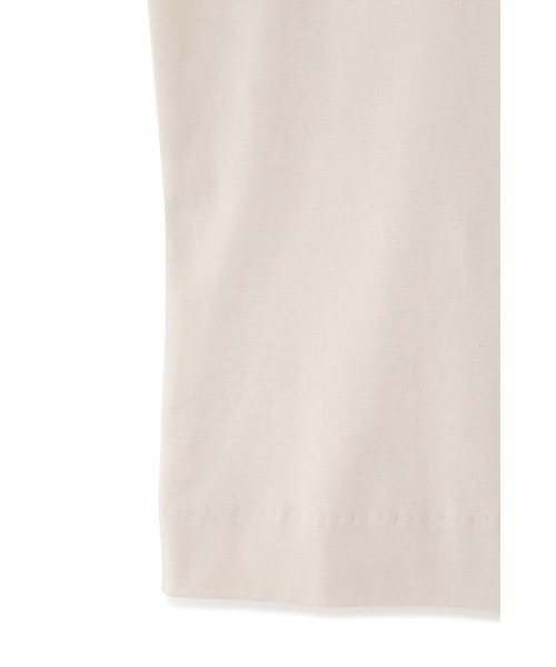 human woman(ヒューマンウーマン)の「オーガニックコットンスムースタンクトップ(Tシャツ/カットソー・レディース・ホワイト/グレー・MEDIUM)」の3枚目の写真