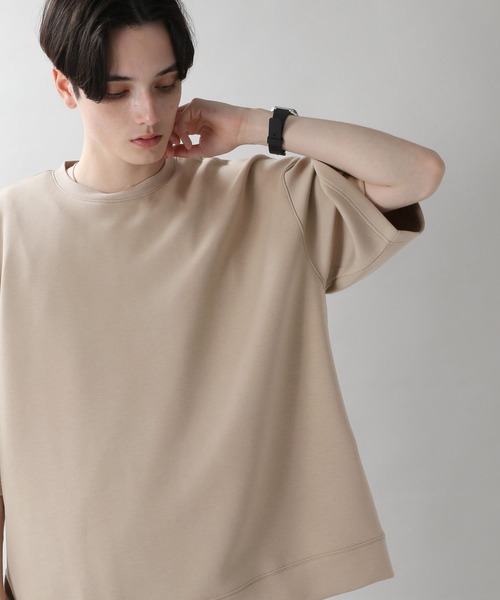 RAGEBLUE(レイジブルー)の「テックスリットクルーTシャツ(Tシャツ/カットソー・メンズ・ホワイト/ベージュ/パープル/ライトグリーン/スミクロ/ライトブルー・SMALL/MEDIUM/LARGE)」の16枚目の写真