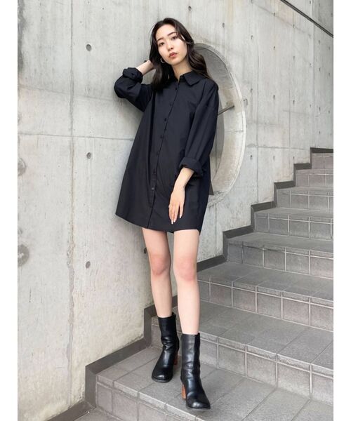 EMODA(エモダ)の「ワイドオーバーシャツ(シャツ/ブラウス・レディース・グレー/ブラック/ホワイト・FREE)」の20枚目の写真