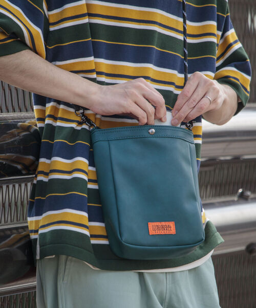 UNIVERSAL OVERALL（ユニバーサルオーバーオール）の「【UNIVERSAL OVERALL/ユニバーサルオーバーオール 】ザイルショルダー（ショルダーバッグ・メンズ・ブラック/ベージュ/ブルー・FREE）」の21枚目の写真