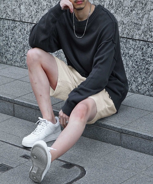 JOKER(ジョーカー)の「リラックス カラー パイル ショーツ ルームウェア 春服(その他パンツ・メンズ・ホワイト/ブラック/ベージュ/グレー/ブルー/グリーン・M/L/XL)」の7枚目の写真