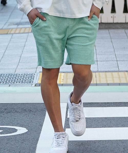 JOKER(ジョーカー)の「リラックス カラー パイル ショーツ ルームウェア 春服(その他パンツ・メンズ・ホワイト/ブラック/ベージュ/グレー/ブルー/グリーン・M/L/XL)」の20枚目の写真