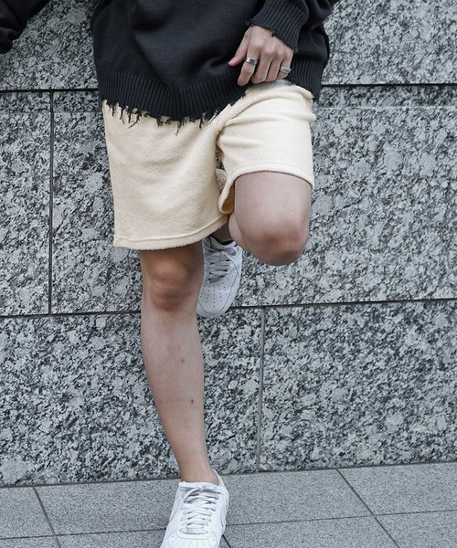 JOKER(ジョーカー)の「リラックス カラー パイル ショーツ ルームウェア 春服(その他パンツ・メンズ・ホワイト/ブラック/ベージュ/グレー/ブルー/グリーン・M/L/XL)」の8枚目の写真