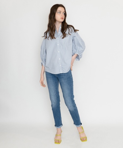 Levi's(リーバイス)の「ブラウスシャツ GOLDSTONE COUNTRY BLUE(シャツ/ブラウス・レディース・ブルー・S/M/XS)」の4枚目の写真