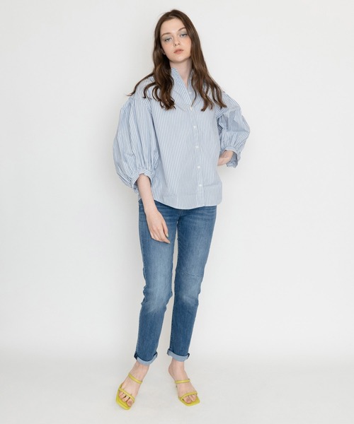 Levi's(リーバイス)の「ブラウスシャツ GOLDSTONE COUNTRY BLUE(シャツ/ブラウス・レディース・ブルー・S/M/XS)」の5枚目の写真