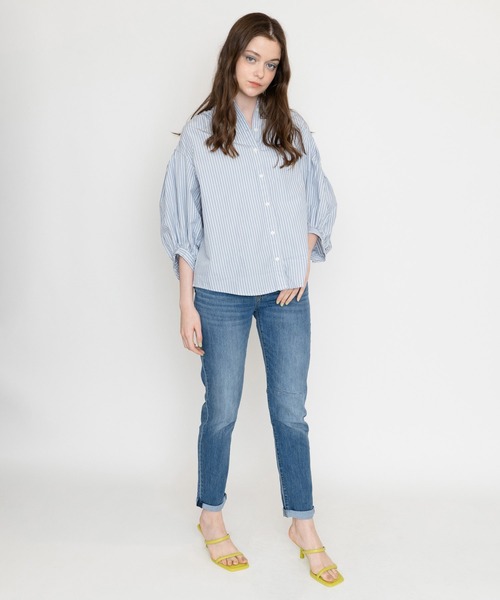 Levi's(リーバイス)の「ブラウスシャツ GOLDSTONE COUNTRY BLUE(シャツ/ブラウス・レディース・ブルー・S/M/XS)」の7枚目の写真