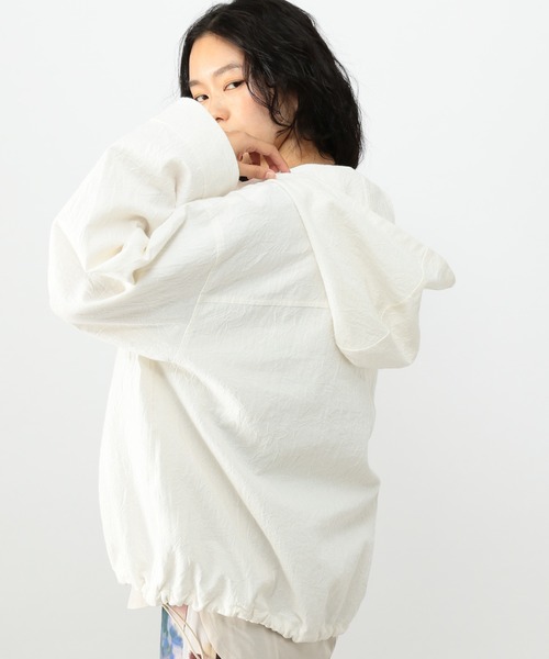 OFAKIND(オフアカインド)の「OFAKIND / アノラックブルゾン(ブルゾン・レディース・ベージュ/ホワイト・0/2/1)」の7枚目の写真