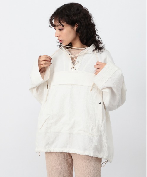 OFAKIND(オフアカインド)の「OFAKIND / アノラックブルゾン(ブルゾン・レディース・ベージュ/ホワイト・0/2/1)」の20枚目の写真