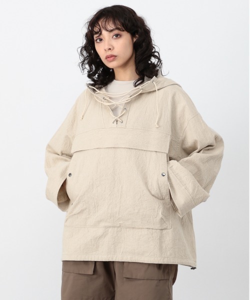 OFAKIND(オフアカインド)の「OFAKIND / アノラックブルゾン(ブルゾン・レディース・ベージュ/ホワイト・0/2/1)」の15枚目の写真