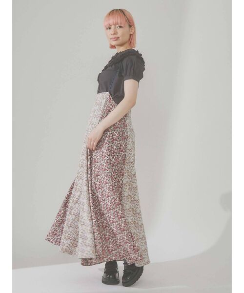 merry jenny（メリージェニー）の「フリルカラーパフスリーブブラウス（シャツ/ブラウス・レディース・ブラック/オフホワイト・FREE）」の4枚目の写真