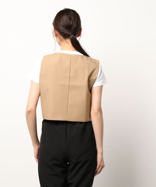 MAISON DE THERESE(メゾン ド テレーズ)の「デザインスーツベスト(ベスト・レディース・ブラック/ベージュ・MEDIUM/SMALL/LARGE)」の5枚目の写真