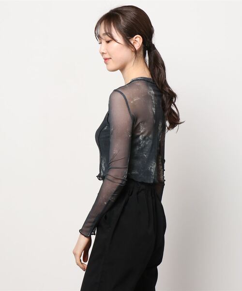 Figments（フィグメンツ）の「プリントシアートップス（Tシャツ/カットソー・レディース・ブラック・FREE）」の12枚目の写真