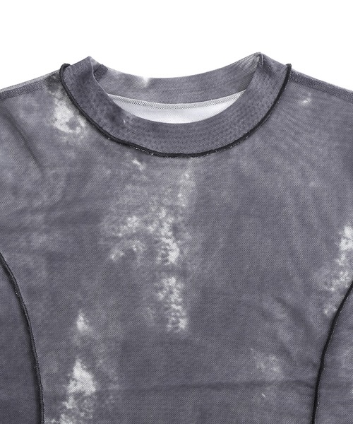 Figments（フィグメンツ）の「プリントシアートップス（Tシャツ/カットソー・レディース・ブラック・FREE）」の4枚目の写真