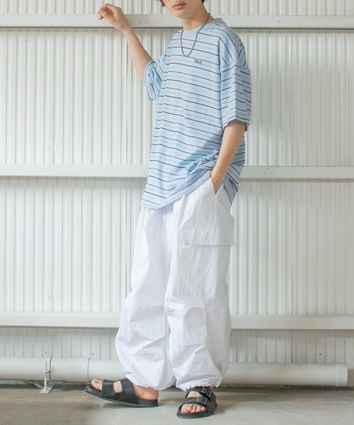 PBLIM（ページボーイリム）の「PAGEBOYLIM/マルチカラーボーダーT（Tシャツ/カットソー・レディース・ホワイト系その他/ブラック系その他/ブルー系その他・MEDIUM/LARGE）」の19枚目の写真