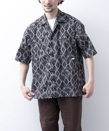 【WORK ABOUT/ワークアバウト】VACANCE SHIRT 総柄プリントシャツ アロハシャツ