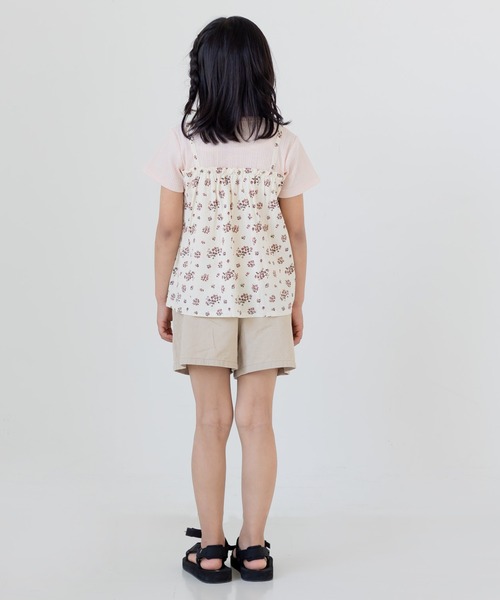 chil2(チルツー)の「総柄キャミレイヤード風 半袖Tシャツ(Tシャツ/カットソー・キッズ・A/F/D/C/E/B/J/G/I/H・80cm/100cm/130cm/90cm/110cm/120cm/140cm)」の20枚目の写真