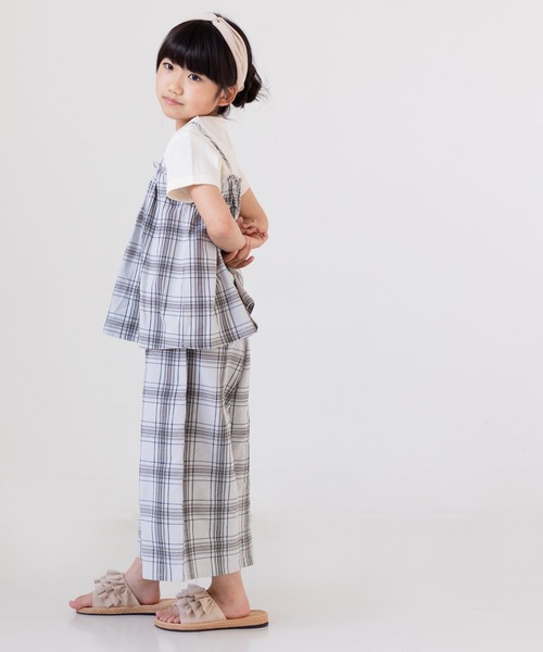 chil2(チルツー)の「総柄キャミレイヤード風 半袖Tシャツ(Tシャツ/カットソー・キッズ・A/F/D/C/E/B/J/G/I/H・80cm/100cm/130cm/90cm/110cm/120cm/140cm)」の21枚目の写真