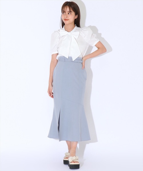 REDYAZEL（レディアゼル）の「ボウタイブラウス&マーメイドスカート