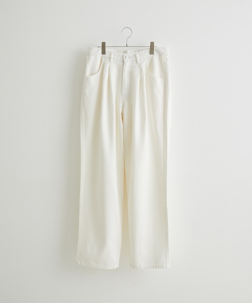 JUNRED（ジュンレッド）の「こめ×JUNRed / 2タックワイドストレートデニムパンツ（デニムパンツ・メンズ・ホワイト/ブラック・S/M/L）」の21枚目の写真